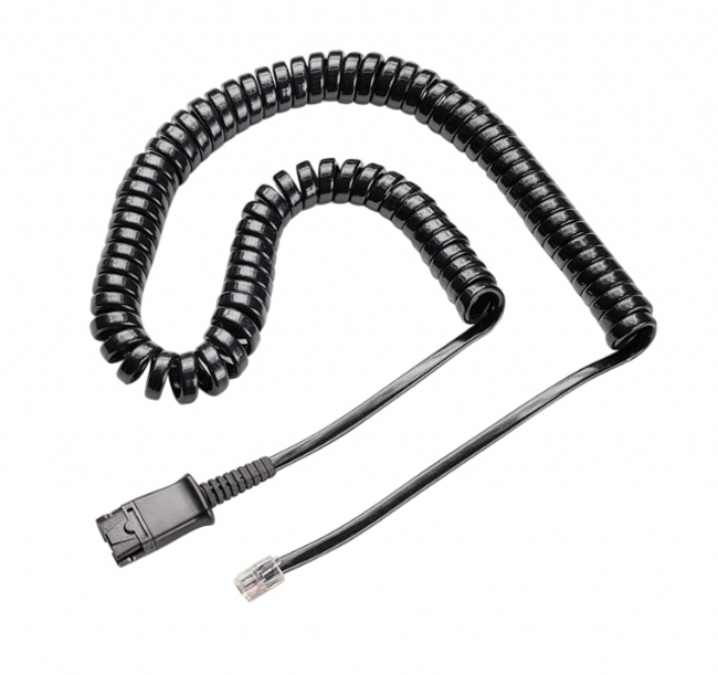 Plantronics (U10P) RJ9 to QD Bottom Cable