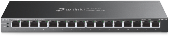 TP-Link SG116P 16 Port Gigabit PoE Switch