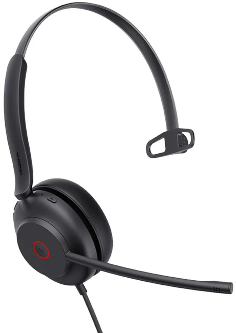 Yealink UH35 Mono USB-A Wired Headset with Leatherette ear cushion (Teams Edition)