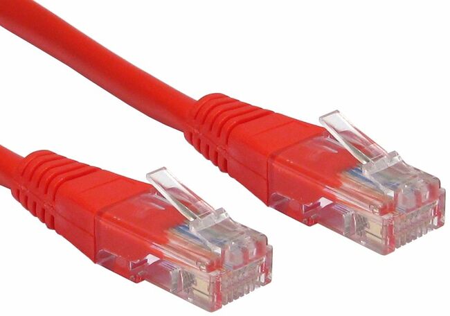2-metre cat 5 cable in red