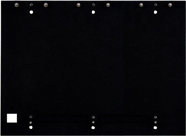 Backplate to surface-mount 6 Verso or Access Unit modules (3Wx2H)