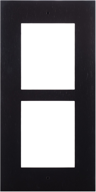 Black Flush Installation Frame for 2 Modules (Requires 9155015)