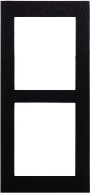 Black Surface Installation Frame for 2 Modules (Recommended with 9155062)
