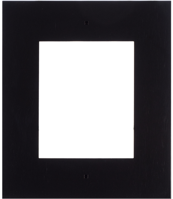 Flush Installation Frame for 1 Module (Black) (Requires 9155014)
