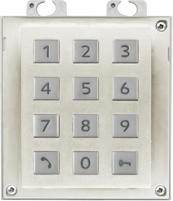 Mechanical Keypad Module for 2N Verso and Access Unit (Brushed Nickel)