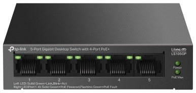 TP-Link LS105GP 5 Port Gigabit Switch