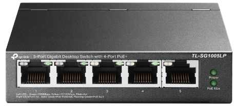 TP-Link SG1005LP 5 port Gigabit PoE Switch