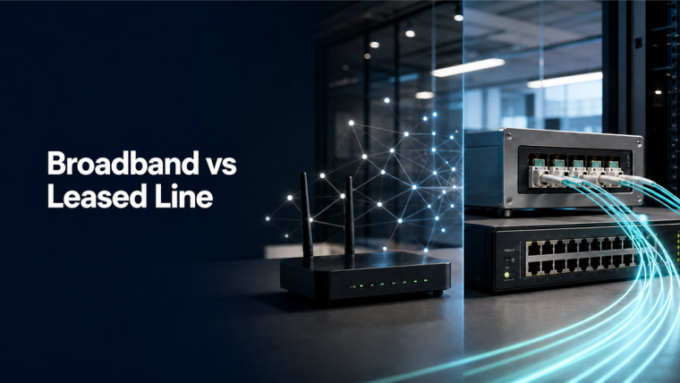 Business broadband compared with a dedicated fibre leased line
