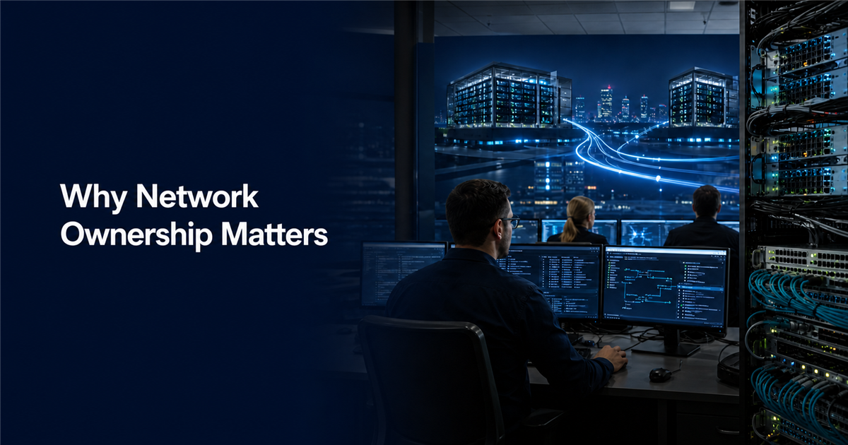 Telecom network operations team managing resilient infrastructure