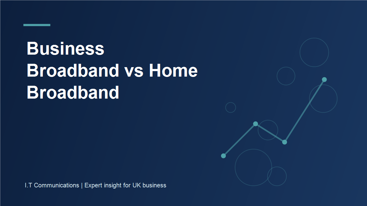 Business office and home office broadband services compared side by side