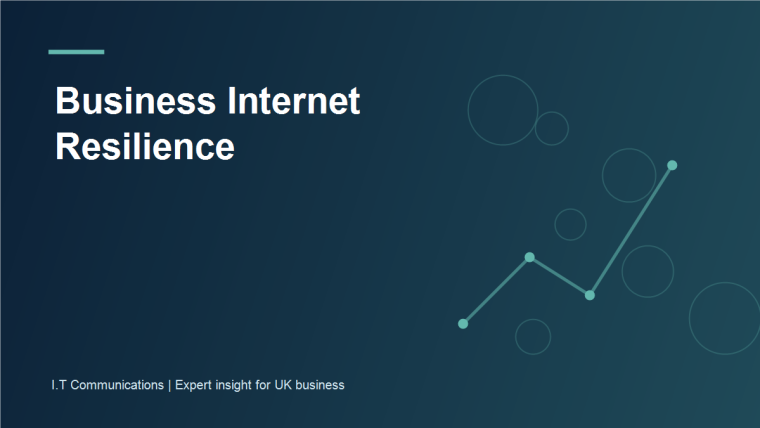 Primary and backup business internet routes connected through a managed firewall