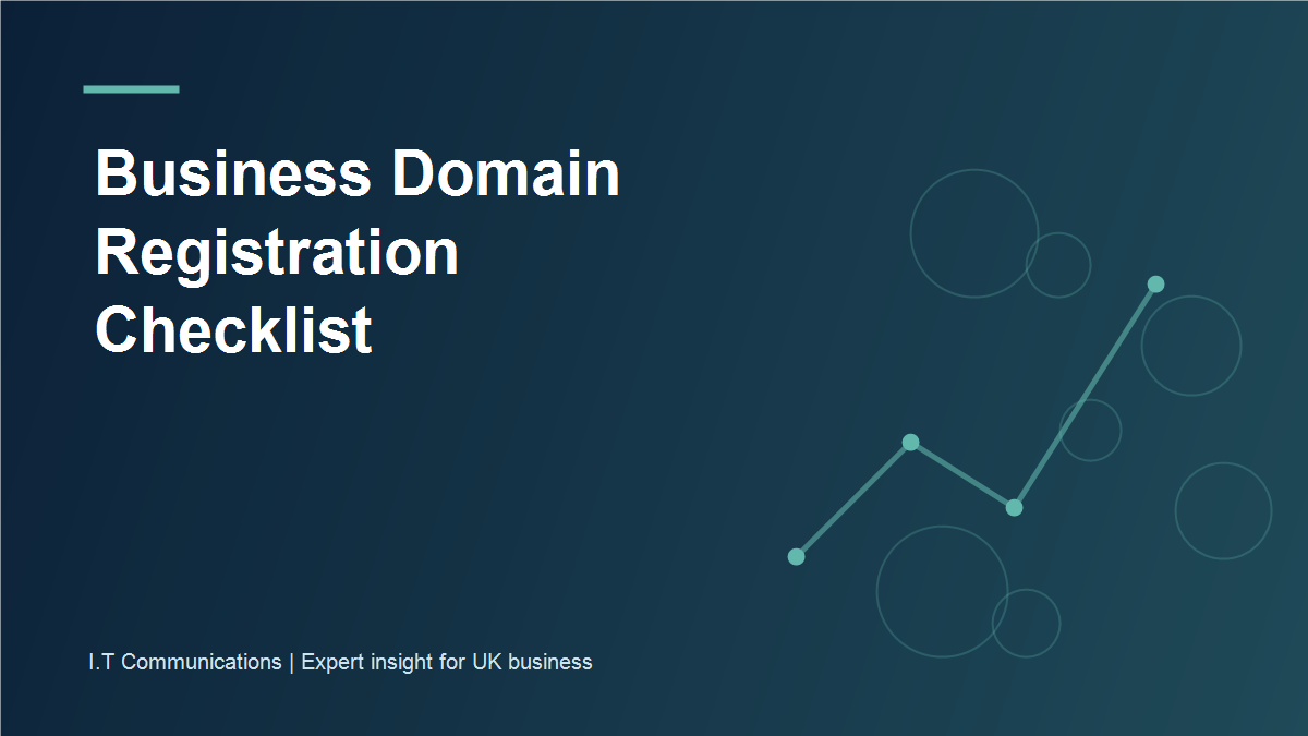 Secure business domain registration checklist with DNS and renewal controls