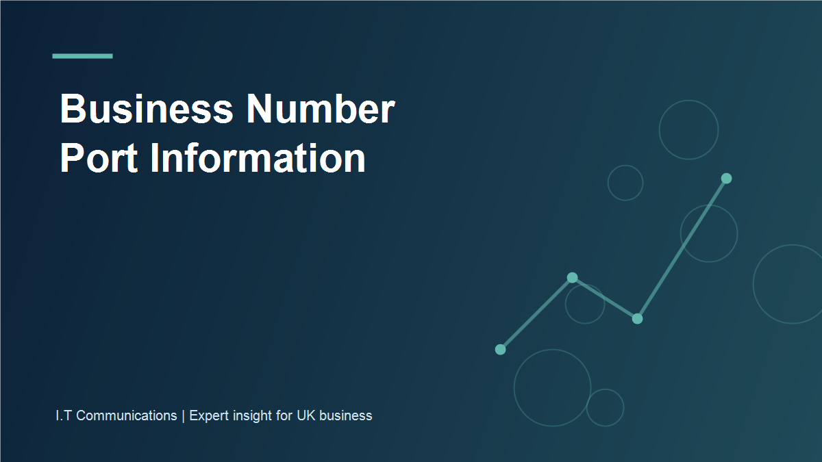 Business number inventory, telephone bill and authorisation documents prepared for porting