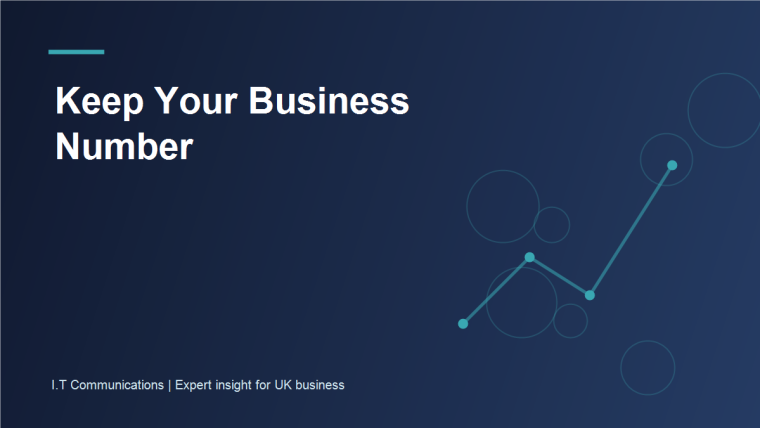Business telephone number transferring safely between two communications providers