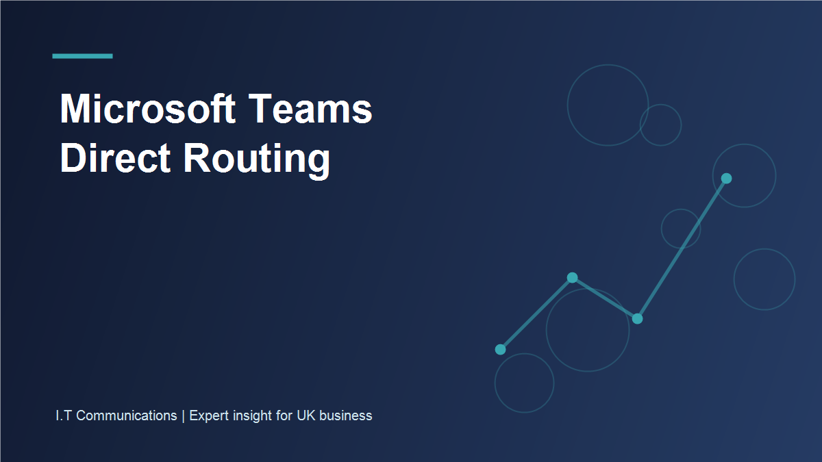 Microsoft Teams users connected through a session border controller to business calling