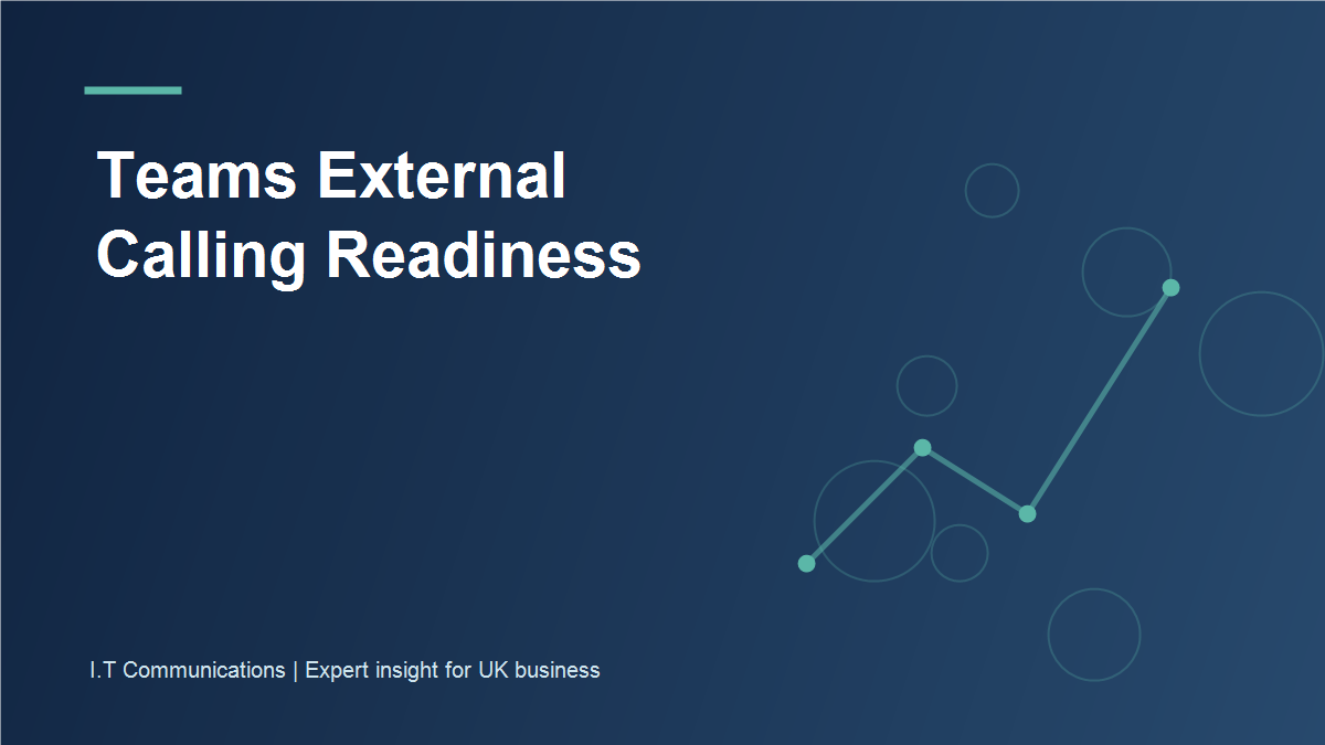 Microsoft Teams calling readiness checklist covering tenant, network and telephone numbers