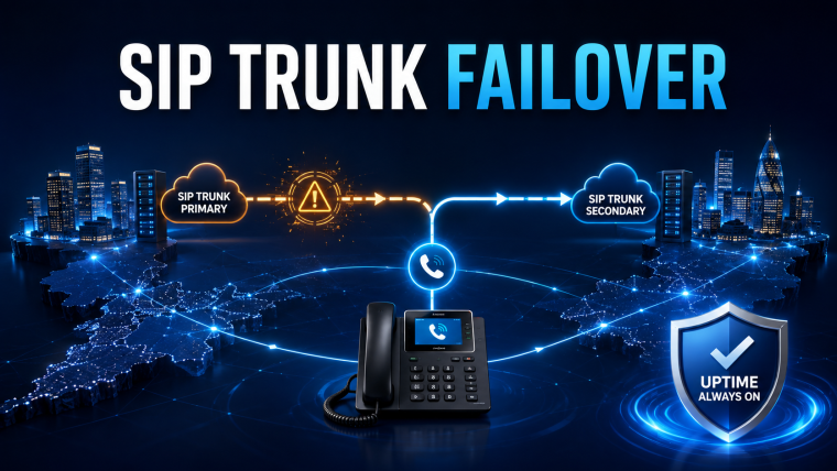 Primary SIP trunk failing over automatically to a secondary call route