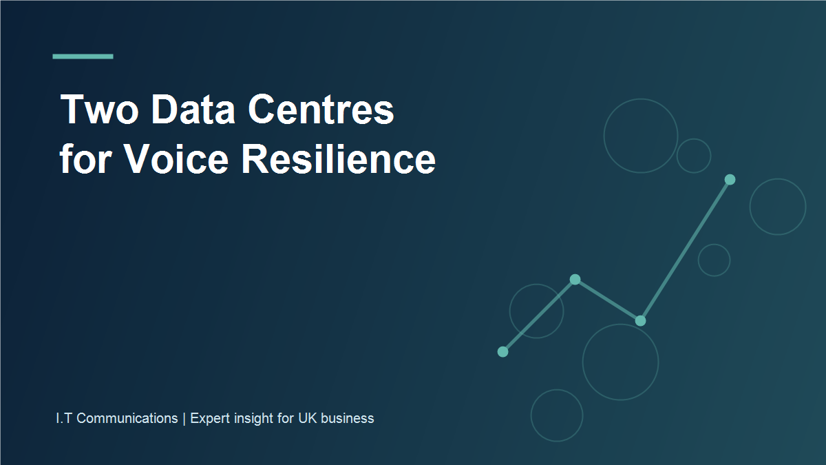 Business voice platform connected across two separate data centres