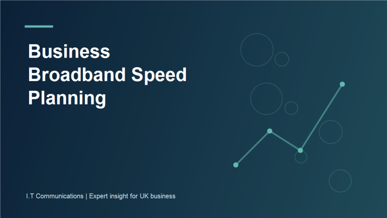 Business network dashboard comparing download, upload and application demand