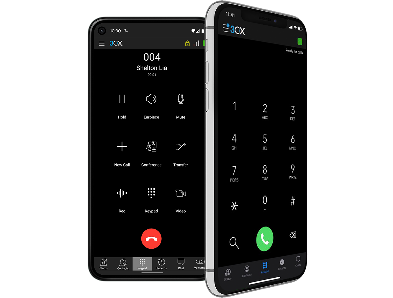 3CX mobile applications for Android and iPhone
